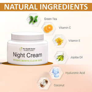 THE HEALTH HEALER NIGHT CREAM                                                                                                Clinically Tested to Improve Skin Health