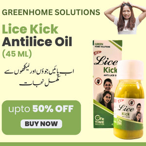 LICE KICK ANTI LICE OIL FOR HAIR SOLUTION